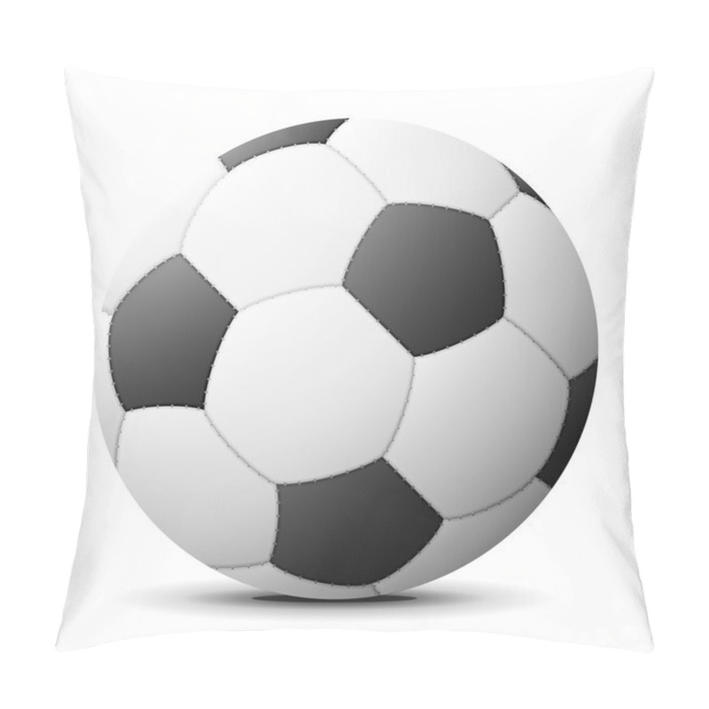 Personality  Soccer Ball With Shadow Pillow Covers