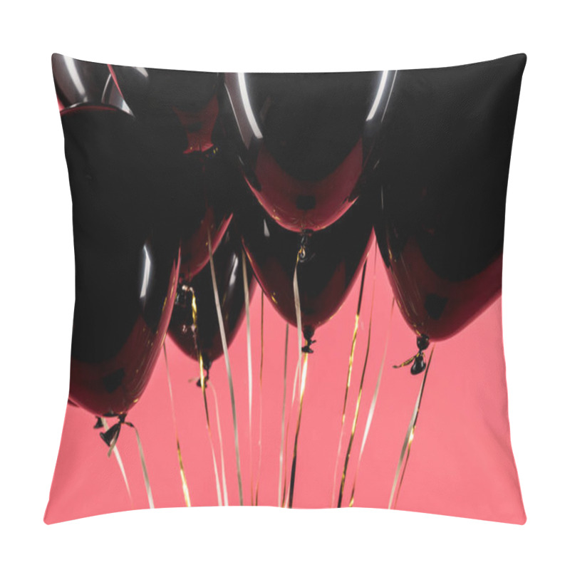 Personality  Pack Of Black Balloons Pillow Covers