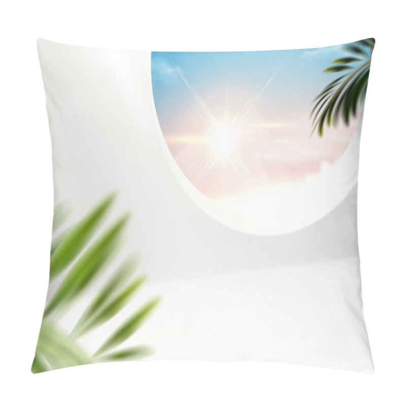 Personality  Modern White Wall With Pillow Covers