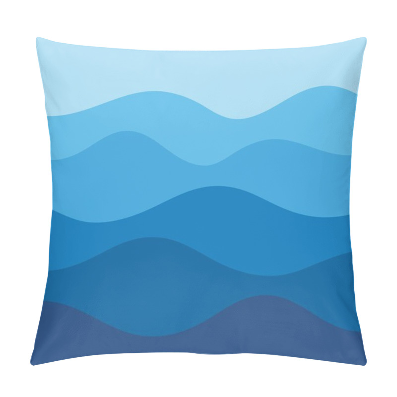 Personality  Abstract Water Wave Design Background Pillow Covers