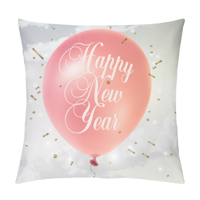 Personality  Balloon And Confetti In The Sky Pillow Covers