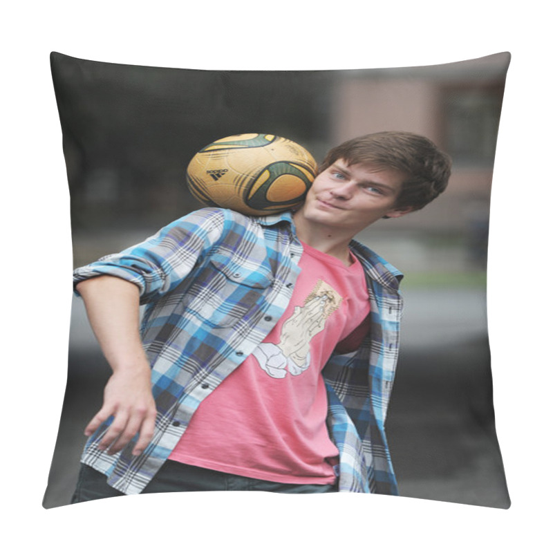 Personality  Football Freestyle Pillow Covers