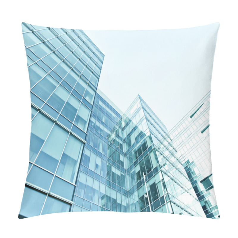 Personality  Exterior Of Modern Glass Business Center Pillow Covers