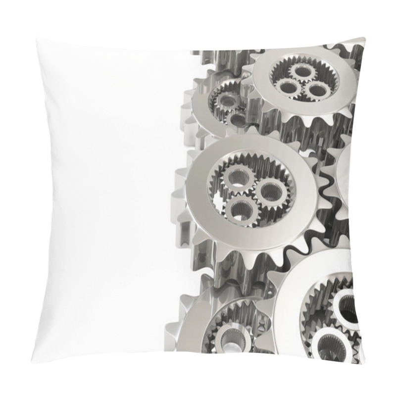 Personality  Metal Gears Background With Place For Your Text Pillow Covers