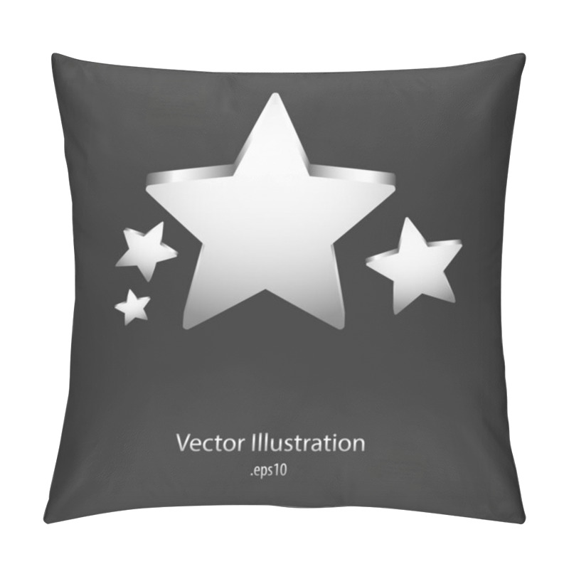 Personality  Silver Speech Stars Bubbles Pillow Covers