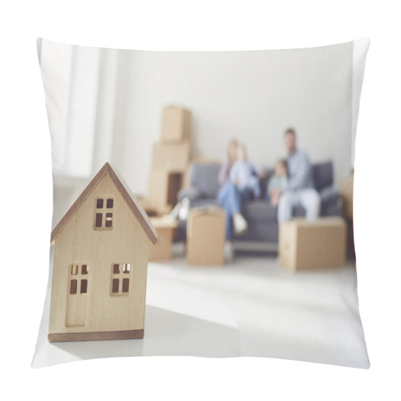 Personality  The Concept Of Moving A New Home Housing Apartment Construction Mortgage Rental. Pillow Covers