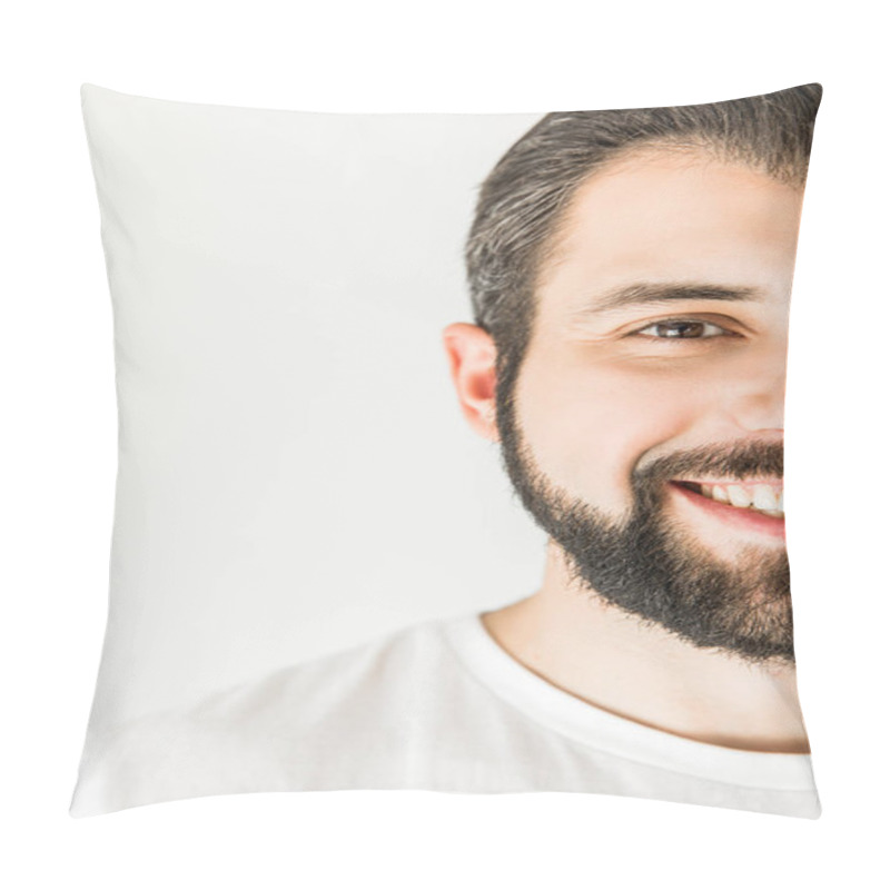 Personality  Bearded Man Pillow Covers