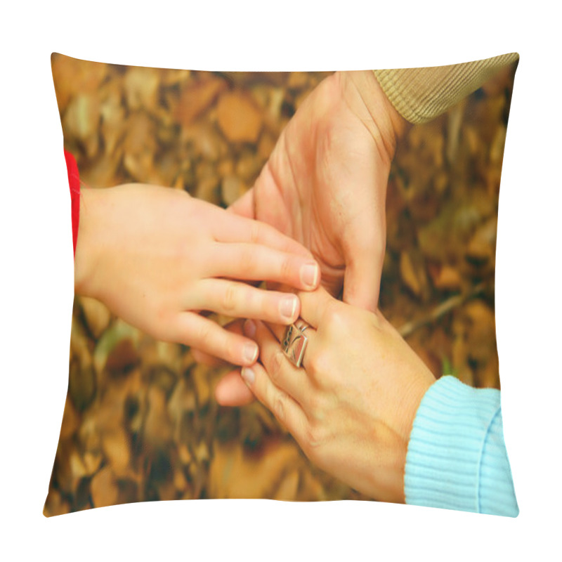 Personality  Family Hand Together Pillow Covers