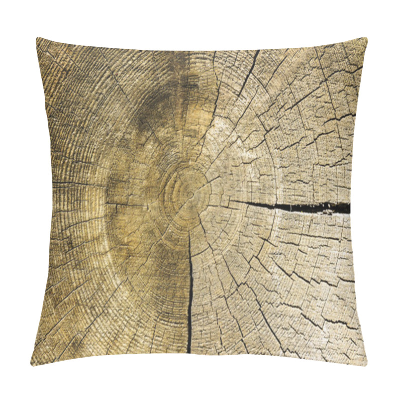 Personality  Wooden Logs Wall Of Old Rural House As Background Pillow Covers