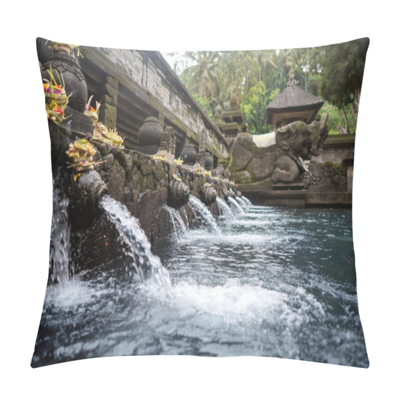 Personality  Temple Of Holy Springs In Bali Pillow Covers