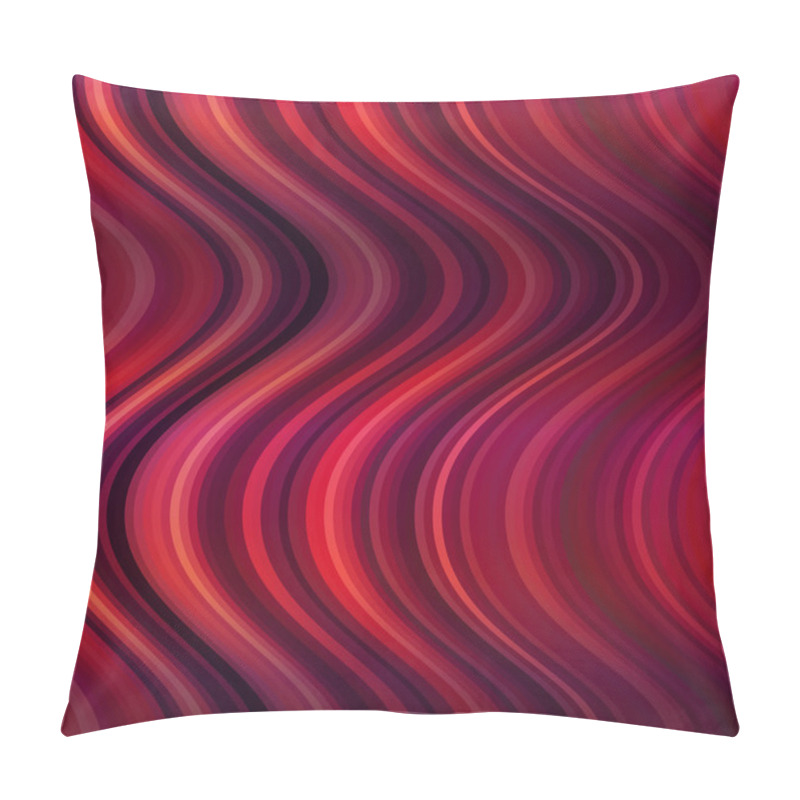 Personality  Abstract Background Of Red Lines. Pillow Covers