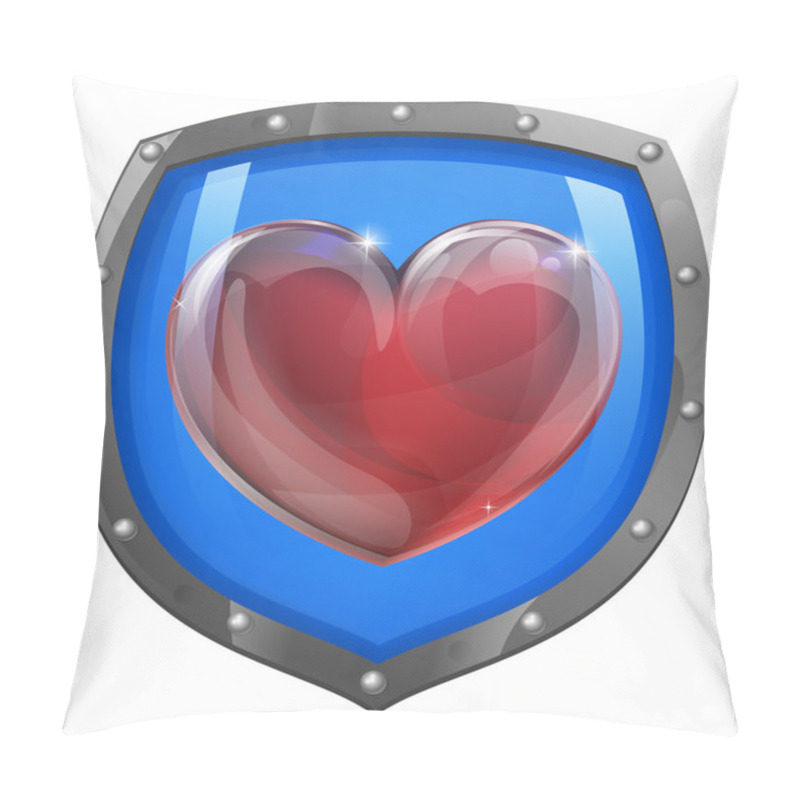 Personality  Heart Shield Concept Pillow Covers