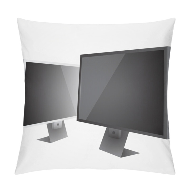 Personality  Two Vector LCD Tv Pillow Covers