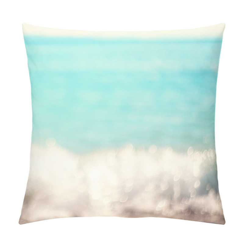 Personality  Lights On Sea Background. Pillow Covers