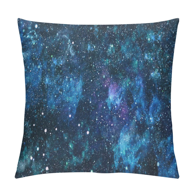 Personality  Futuristic Abstract Space Background. Night Sky With Stars And Nebula. Elements Of This Image Furnished By NASA Pillow Covers