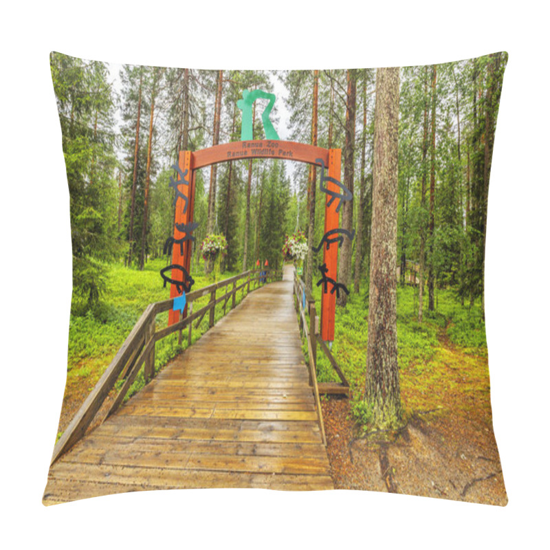 Personality  Ranua Wildlife Park. Entrance. Pillow Covers