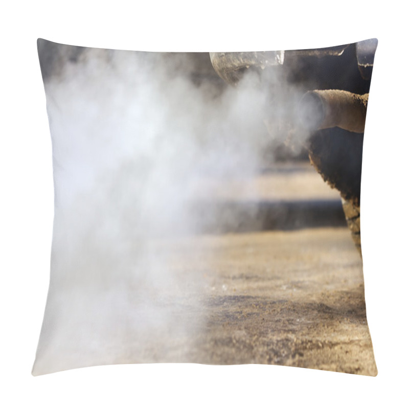 Personality  Pipe Exhaust Car Smoke Emission Pillow Covers