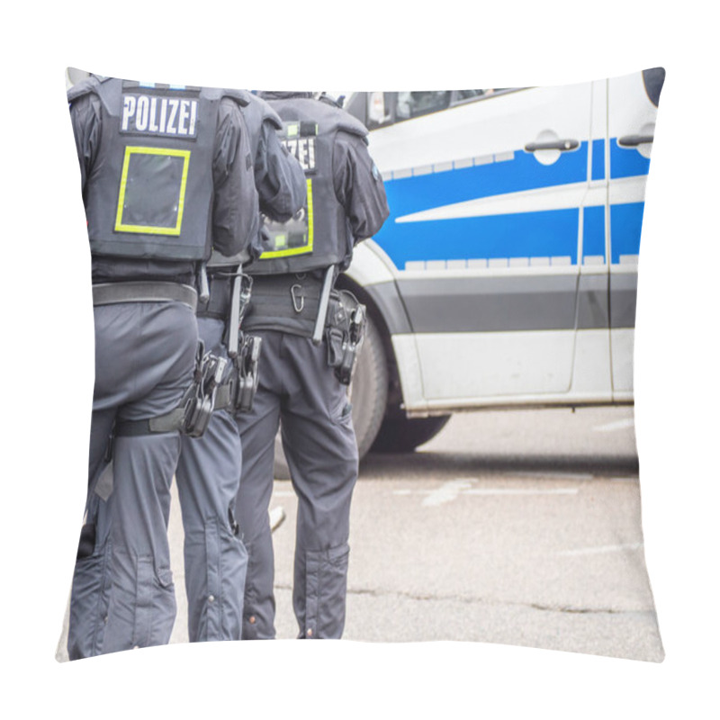 Personality  Riot Police In Action Pillow Covers