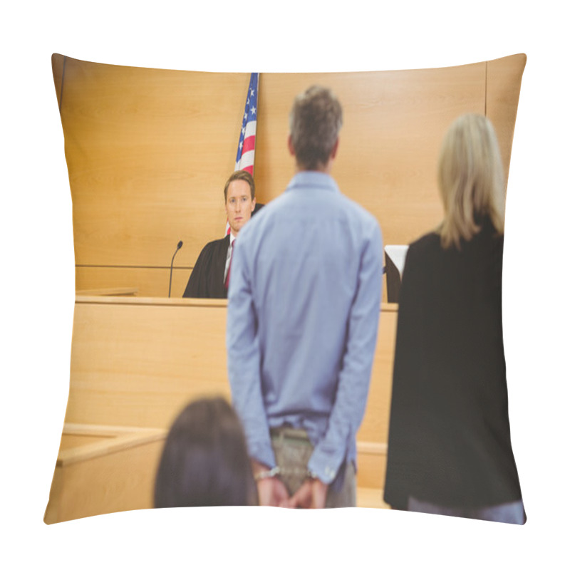 Personality  Criminal Waiting For Courts Ruling Pillow Covers