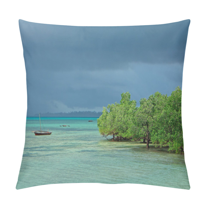 Personality  Seascape With Mangrove Trees Pillow Covers