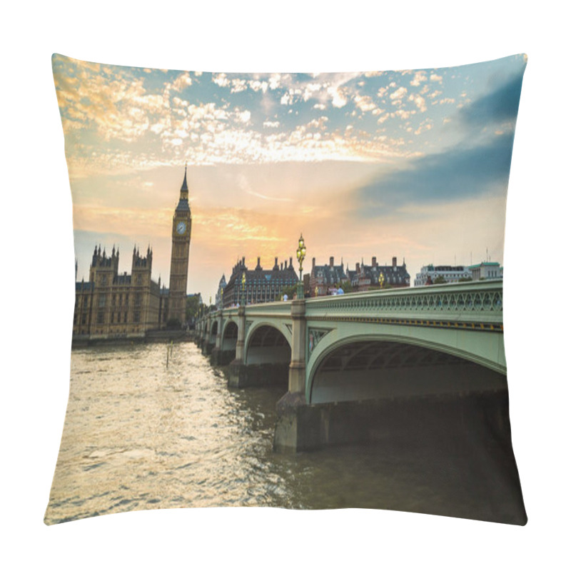 Personality  Big Ben, Parliament, Westminster Bridge Pillow Covers