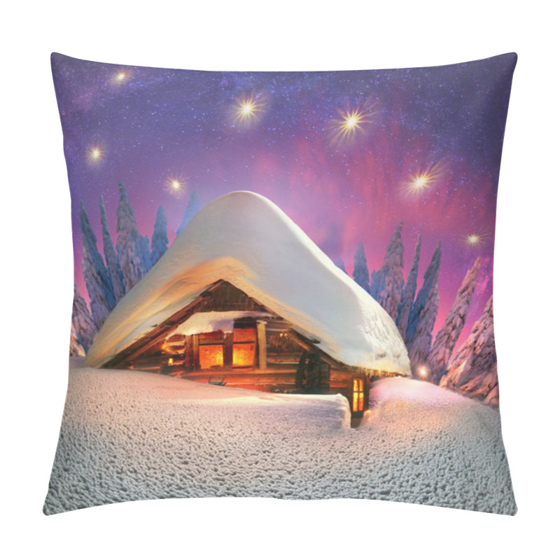 Personality  Fairy House In Mountains Pillow Covers