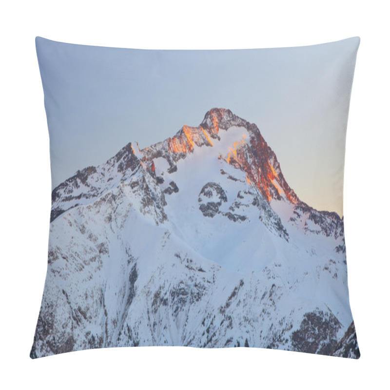 Personality  French Alps At Sunset Pillow Covers