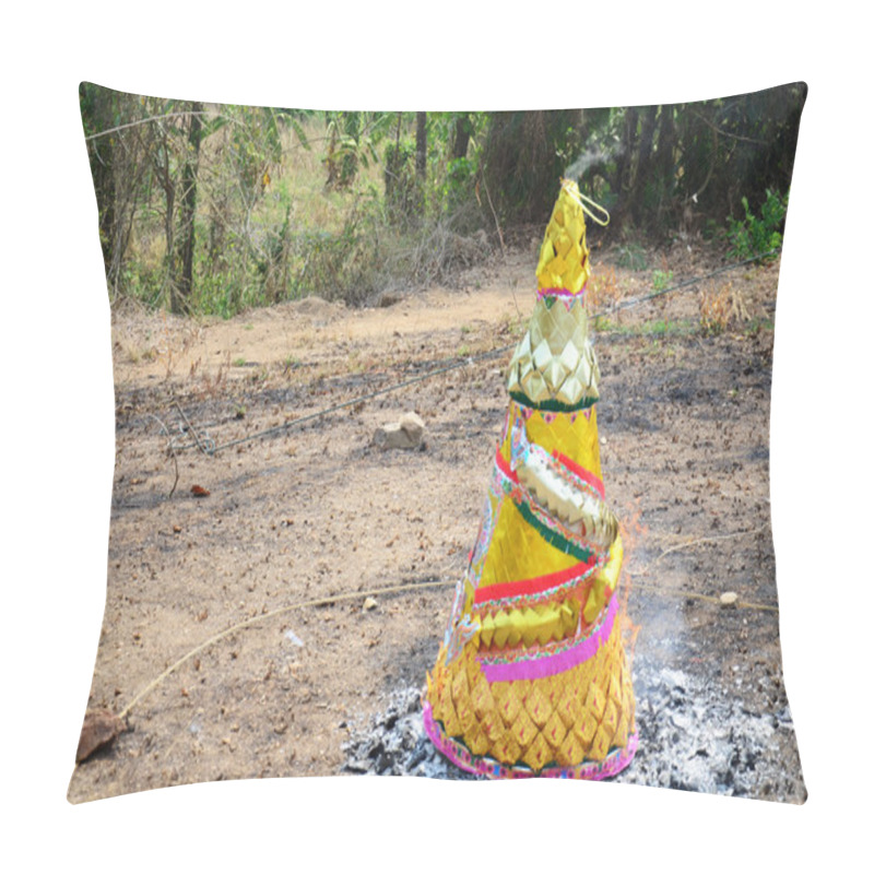 Personality  Burn Joss Paper Or Hell Money Chinese Culture In The Qingming Festival Pillow Covers