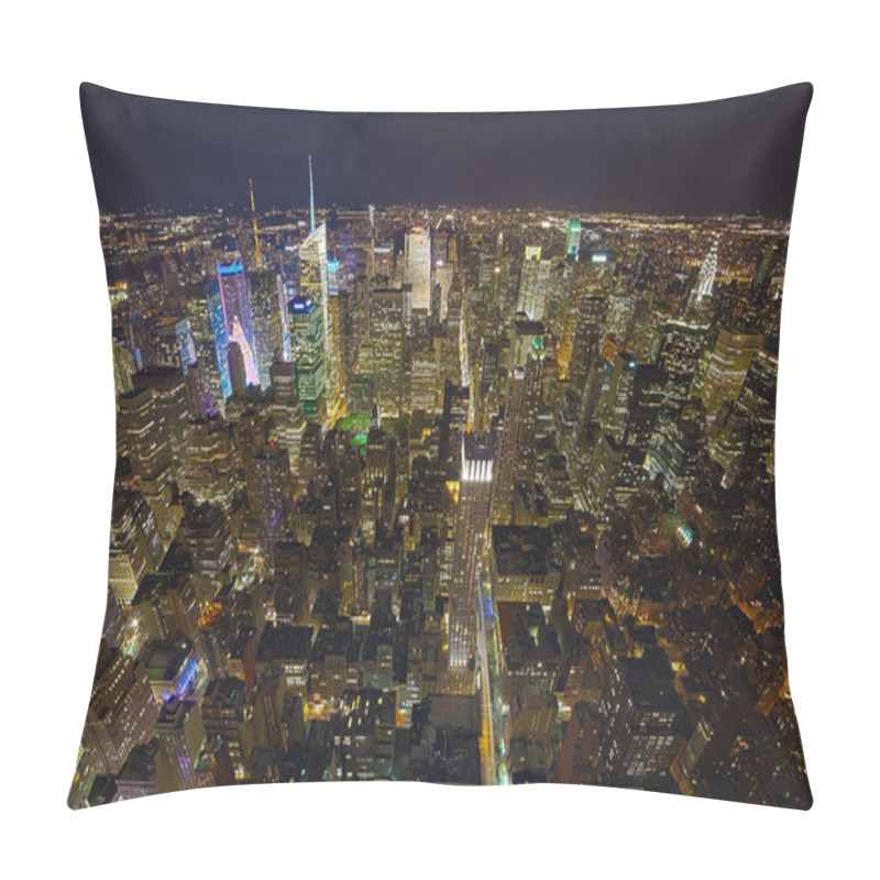 Personality  NEW YORK CITY, USA - SEPTEMBER: New York Uptown And Times Square Pillow Covers