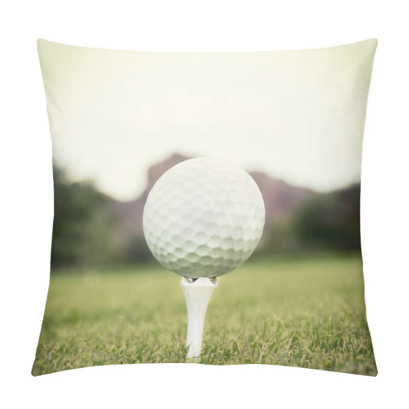 Personality  Golf Ball On Tee Pillow Covers