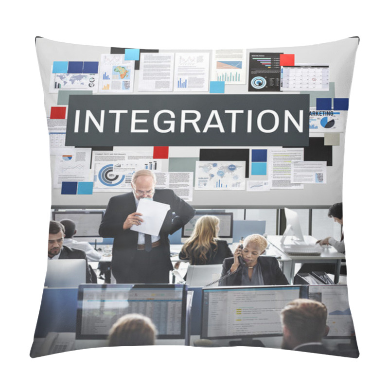 Personality  Business Workers And Integration Pillow Covers