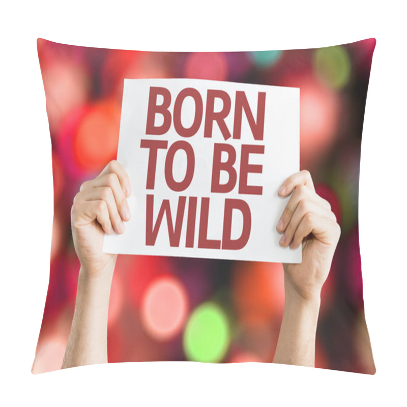 Personality  Born To Be Wild Card Pillow Covers