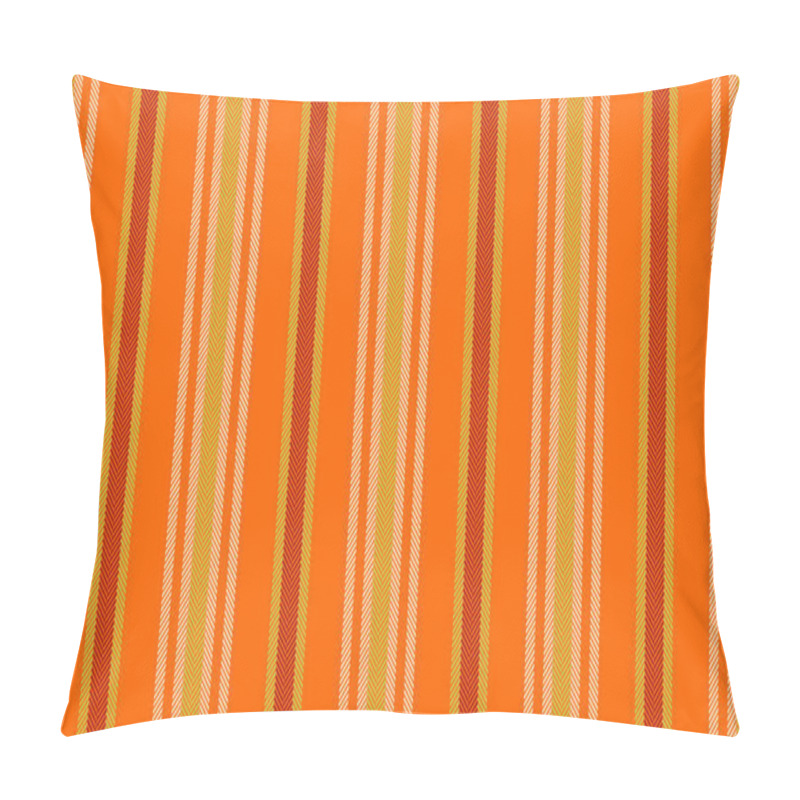 Personality  Vibrant Vertical Stripes In Orange, Yellow, And Red Create A Dynamic Textured Pattern. Pillow Covers