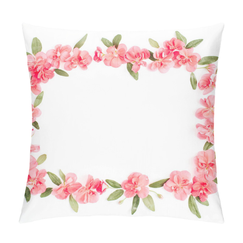 Personality  Floral Frame With Space For Text  Pillow Covers