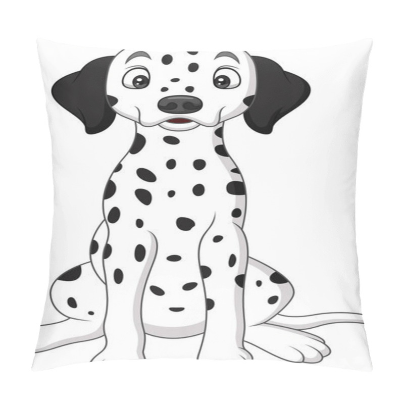 Personality  Cartoon Cute Dalmatian Dog Pillow Covers