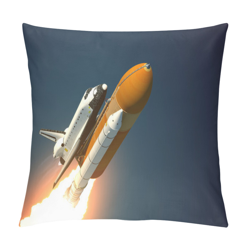 Personality  Space Shuttle Takes Off Pillow Covers