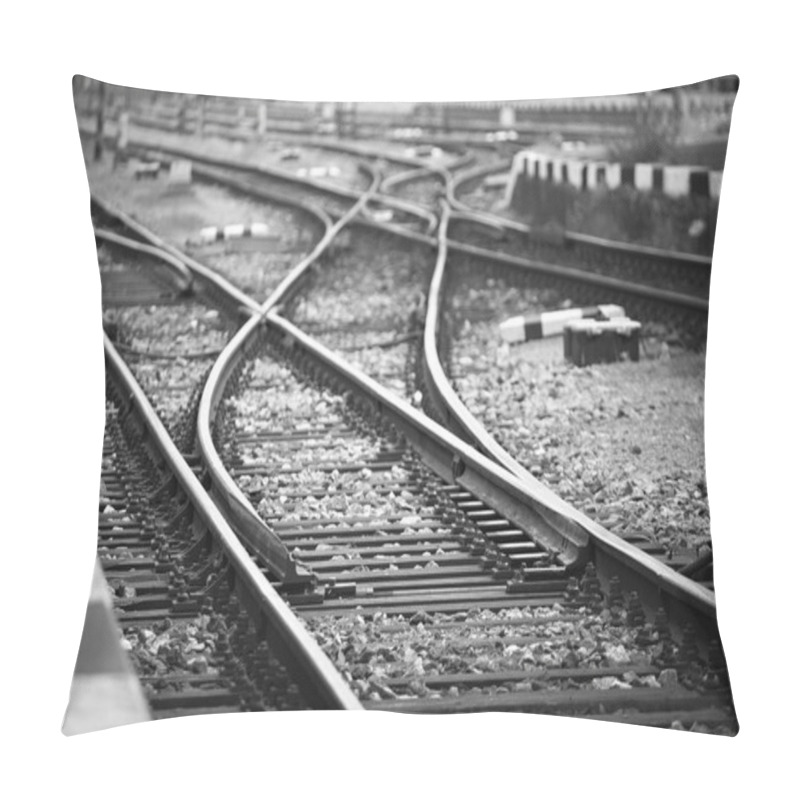 Personality  Railway Station Pillow Covers