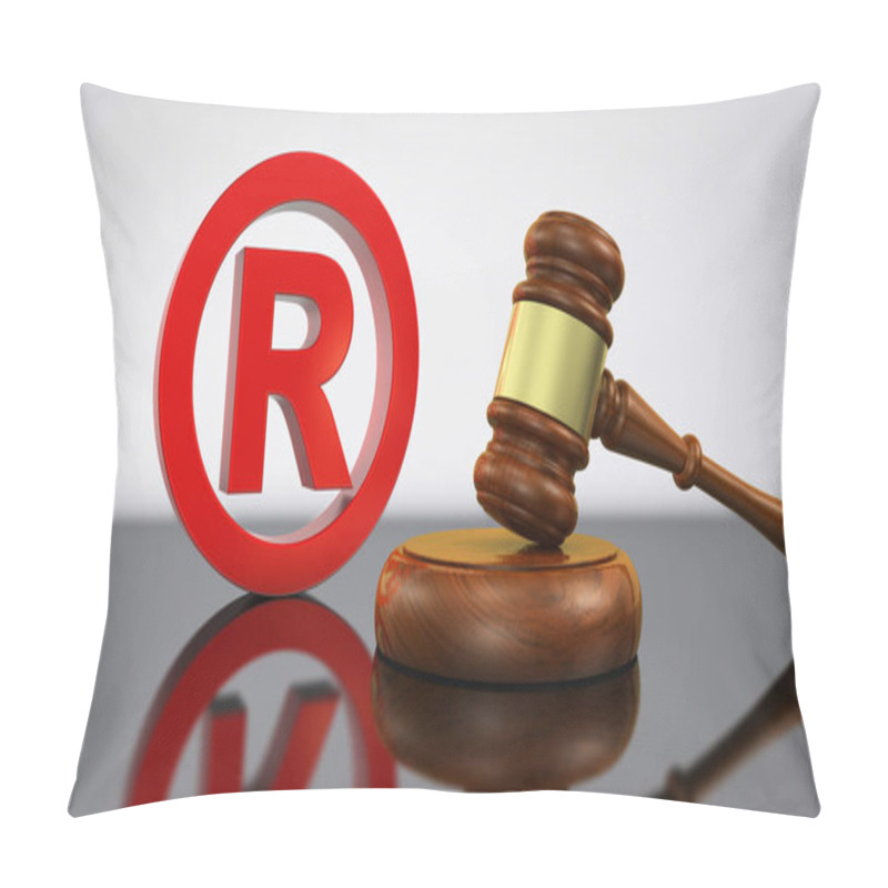 Personality  Registered Trademark Business Legal Symbol Pillow Covers