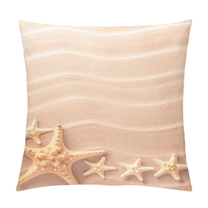 Personality  Summer Sand Beach With Starfish  Pillow Covers