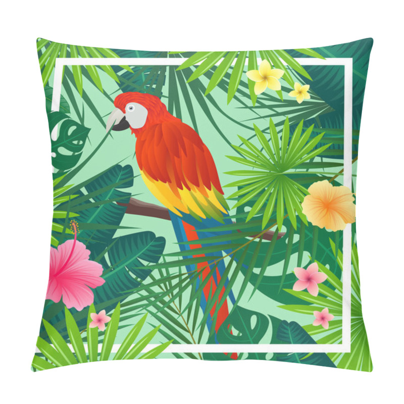 Personality  Vector Tropical Background Pillow Covers