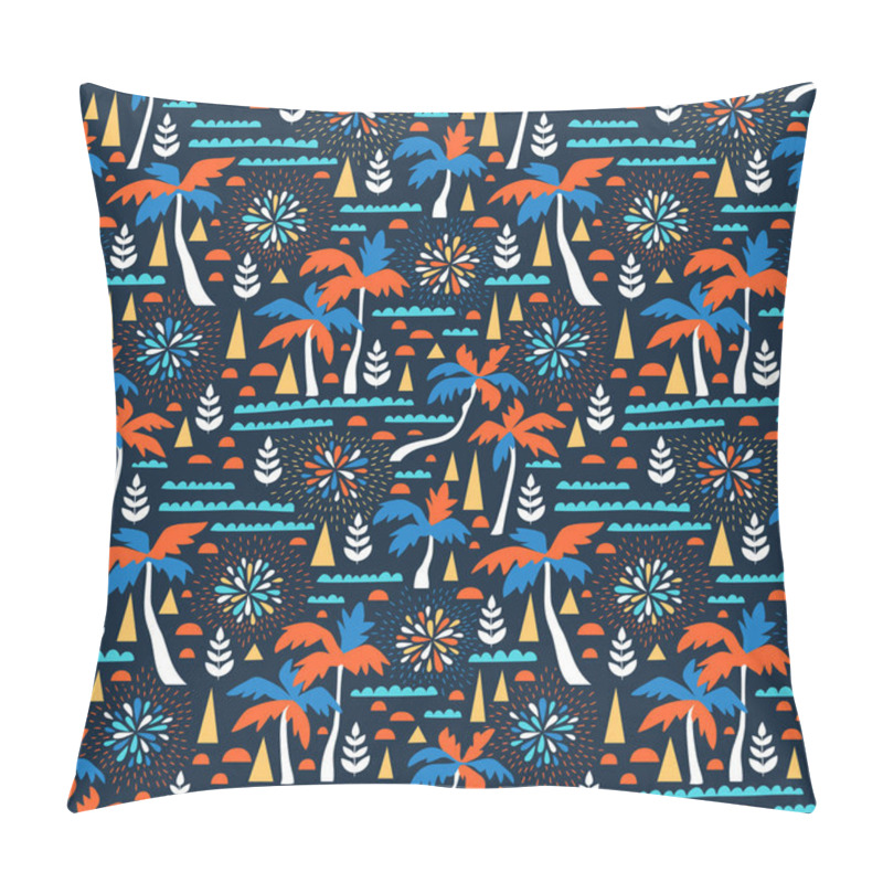 Personality  Seamless Beach Pattern Pillow Covers