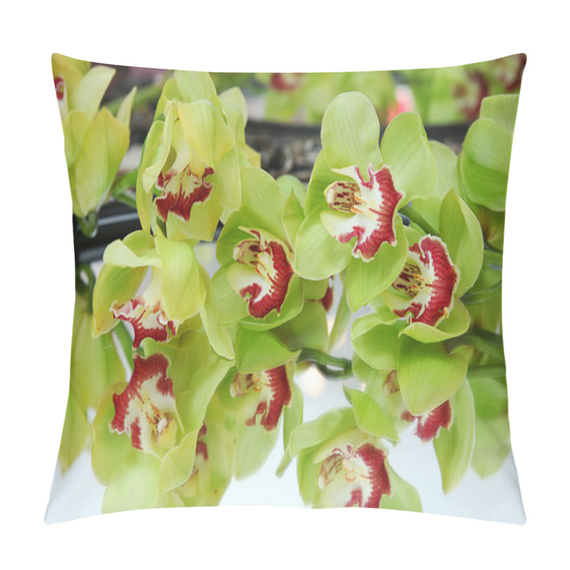 Personality  Light Green Orchid Pillow Covers