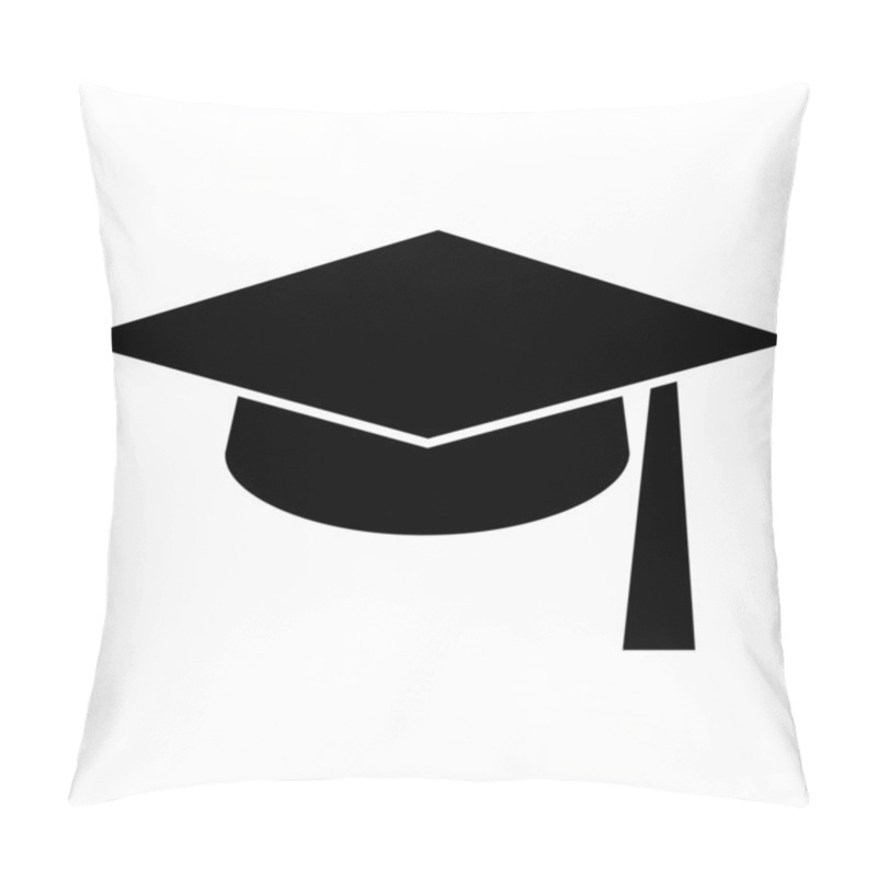 Personality  Mortar Board Or Graduation Hat, Education Symbol Pillow Covers