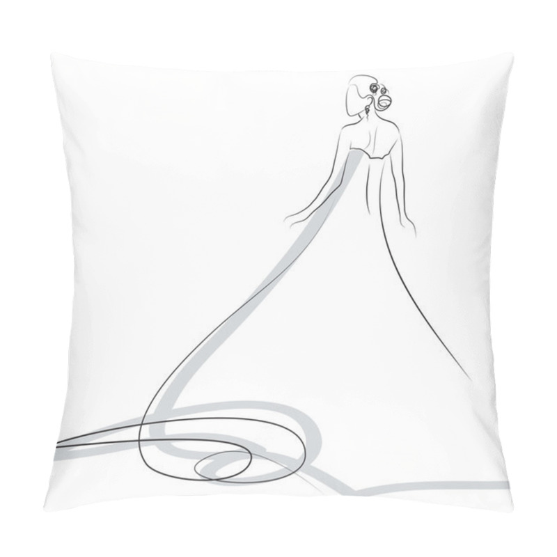 Personality  Bride Pillow Covers