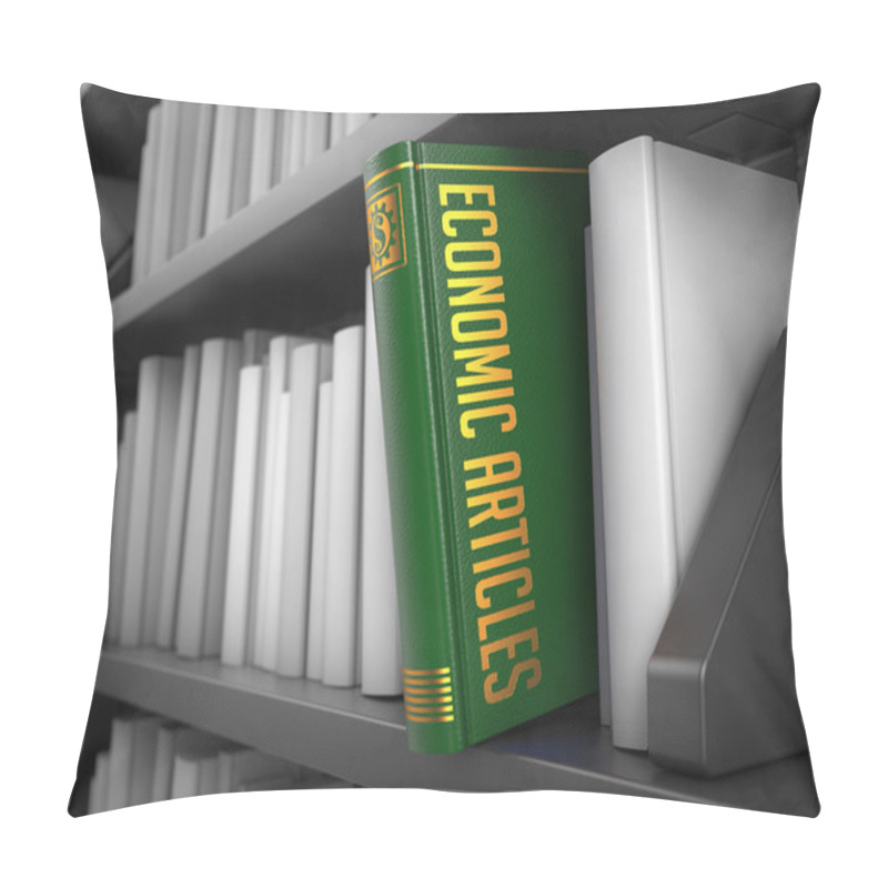 Personality  Economic Articles - Title Of Book. Internet Concept. Pillow Covers