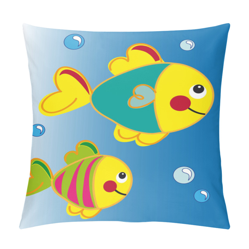 Personality  Cartoon Fish Pillow Covers