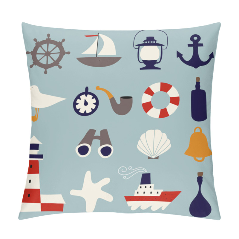 Personality  Cute Nautical  Set Pillow Covers