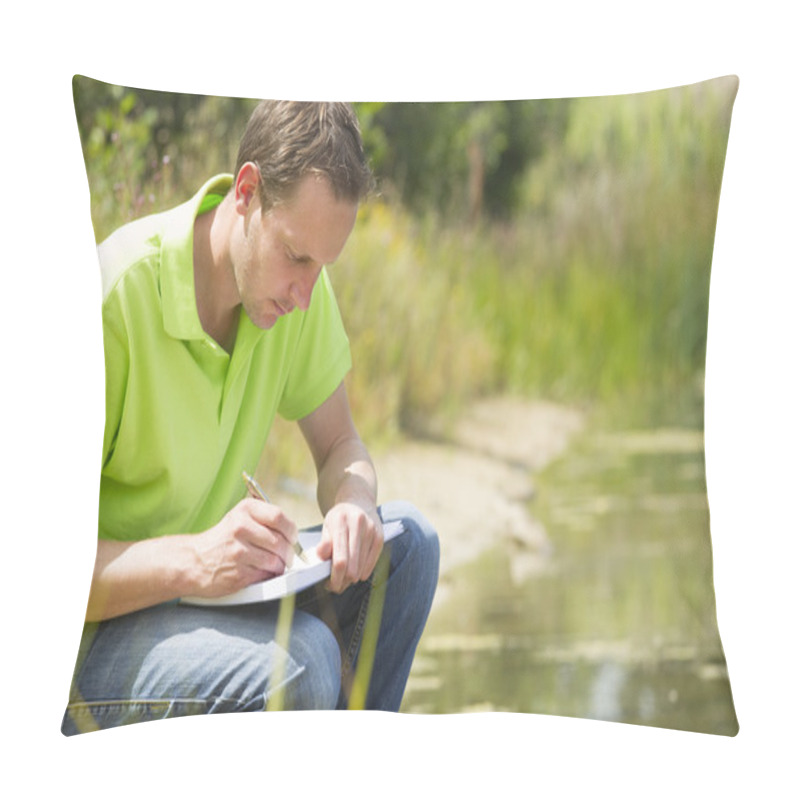 Personality  Enviromental Scientist Researching The Environment And Natural D Pillow Covers