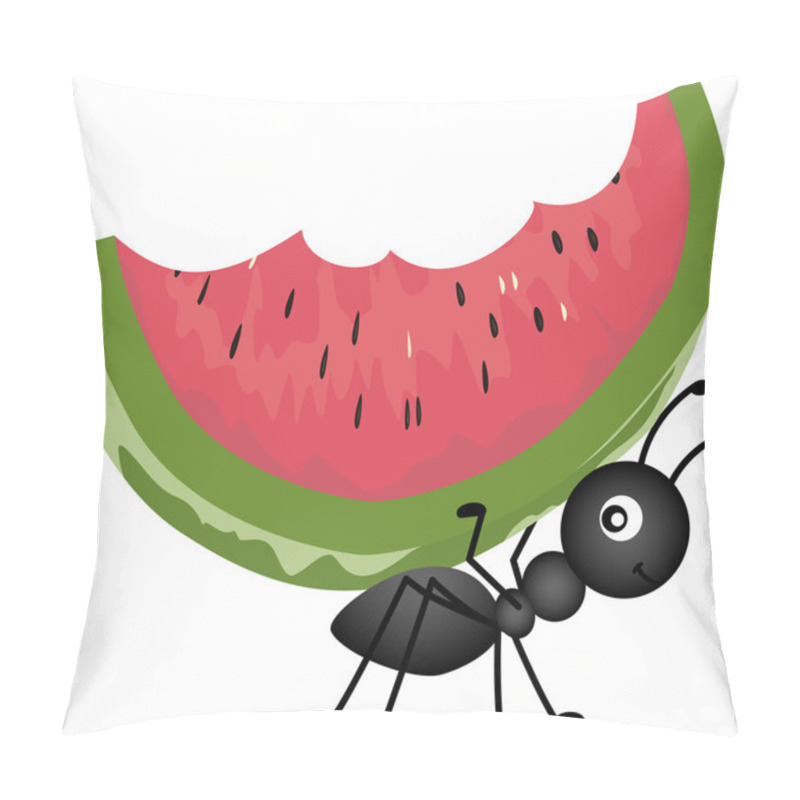 Personality  Ant Carrying Watermelon Pillow Covers