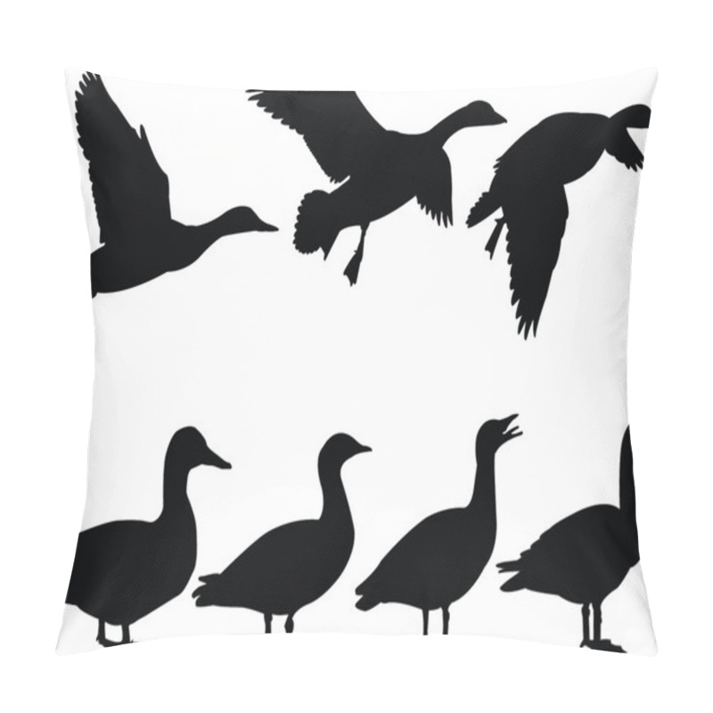 Personality  Wild Duck Silhouette Collection Pillow Covers